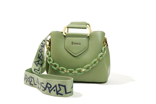 Pastel Green Tillary Bag Israel Brand 
